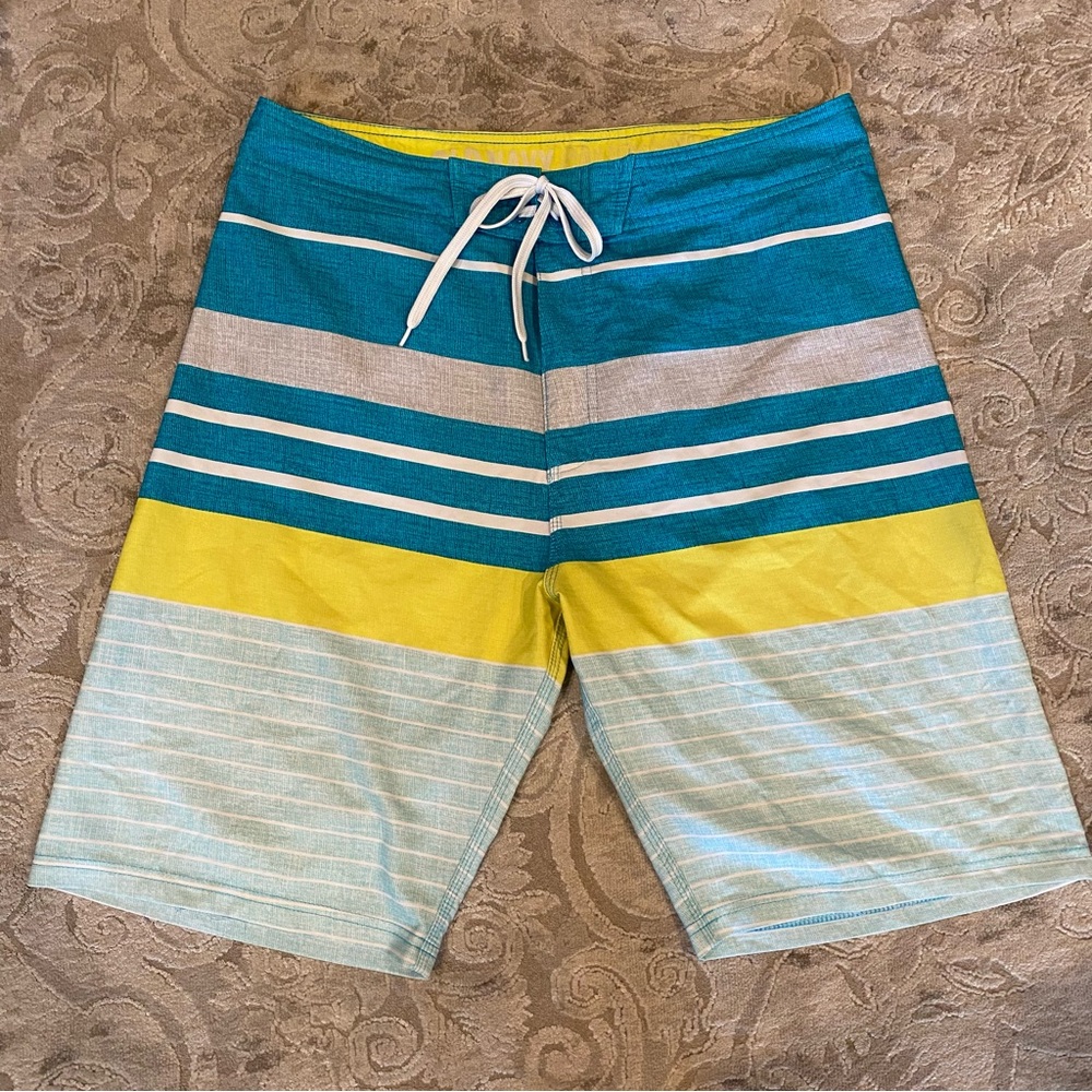Men’s old navy swim trunks board shorts 34